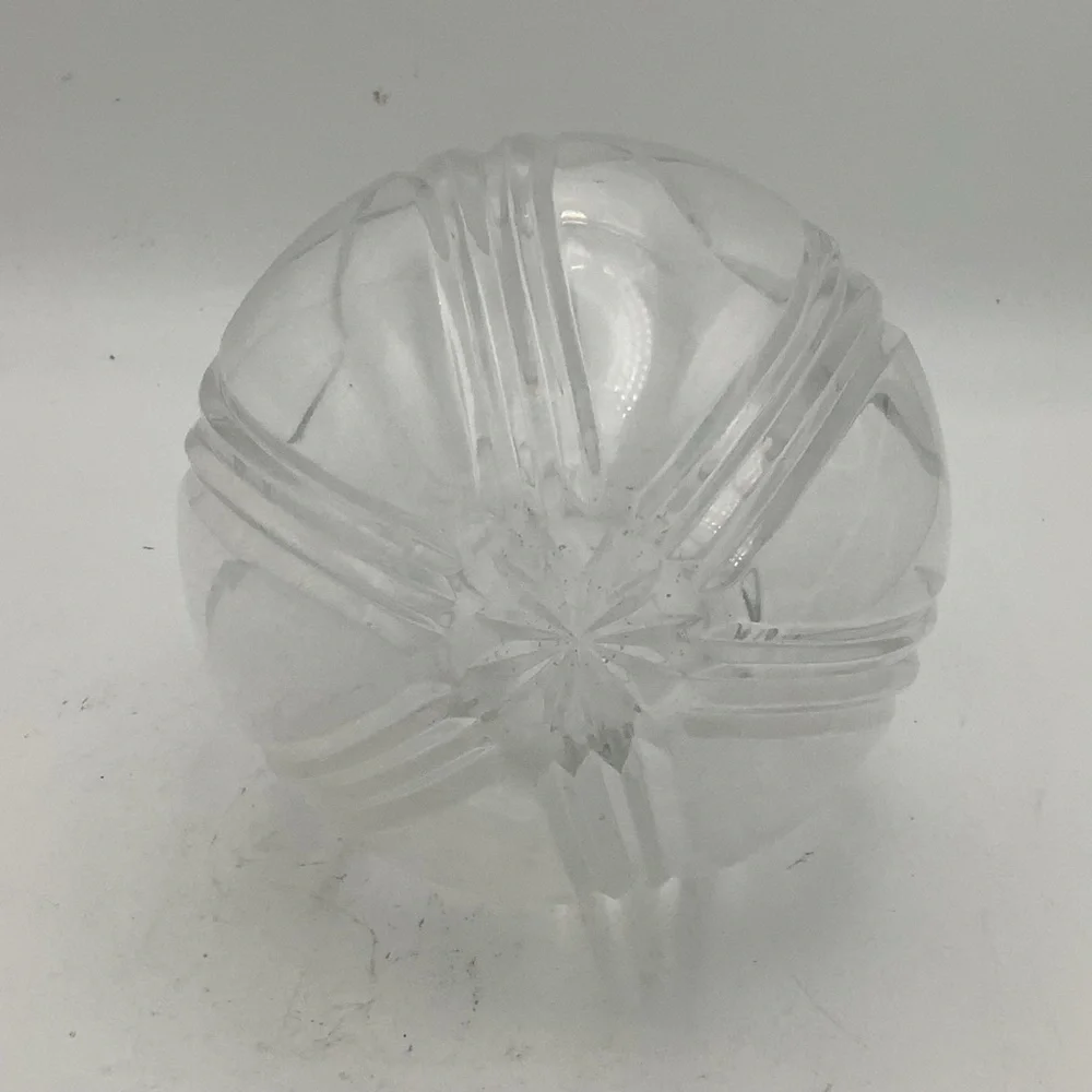 Clear Cut Crystal Vase